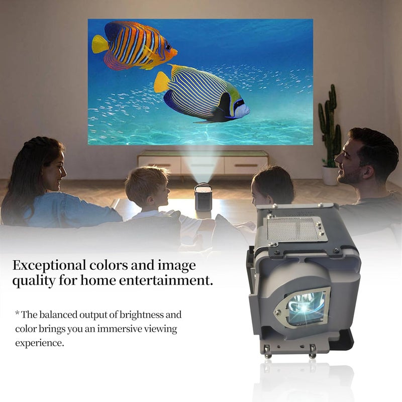 SORNEICDR مصباح بديل VLT-XD560LP لجهاز العرض متوافق مع ميتسوبيشي XD550U /XD360U-EST /WD385U-EST /WD380U-EST /WD570 مع وحدة الإسكان - Image 4